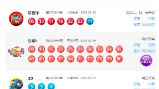 2月24日福彩中奖号码